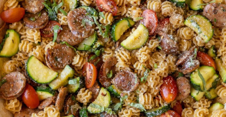 Chicken Zucchini Pasta Skillet