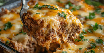 Cheesy Loaded Meatloaf Casserole