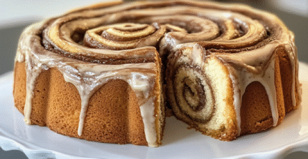 Cinnamon Roll Cake