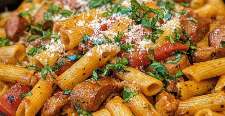 One Pot Smoked Sausage Pasta