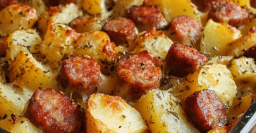 Smoked Sausage and Potato Bake