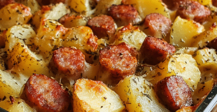 Smoked Sausage and Potato Bake