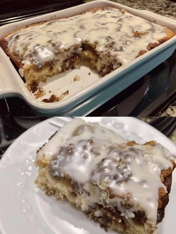 Keto Cinnamon Roll Cake
