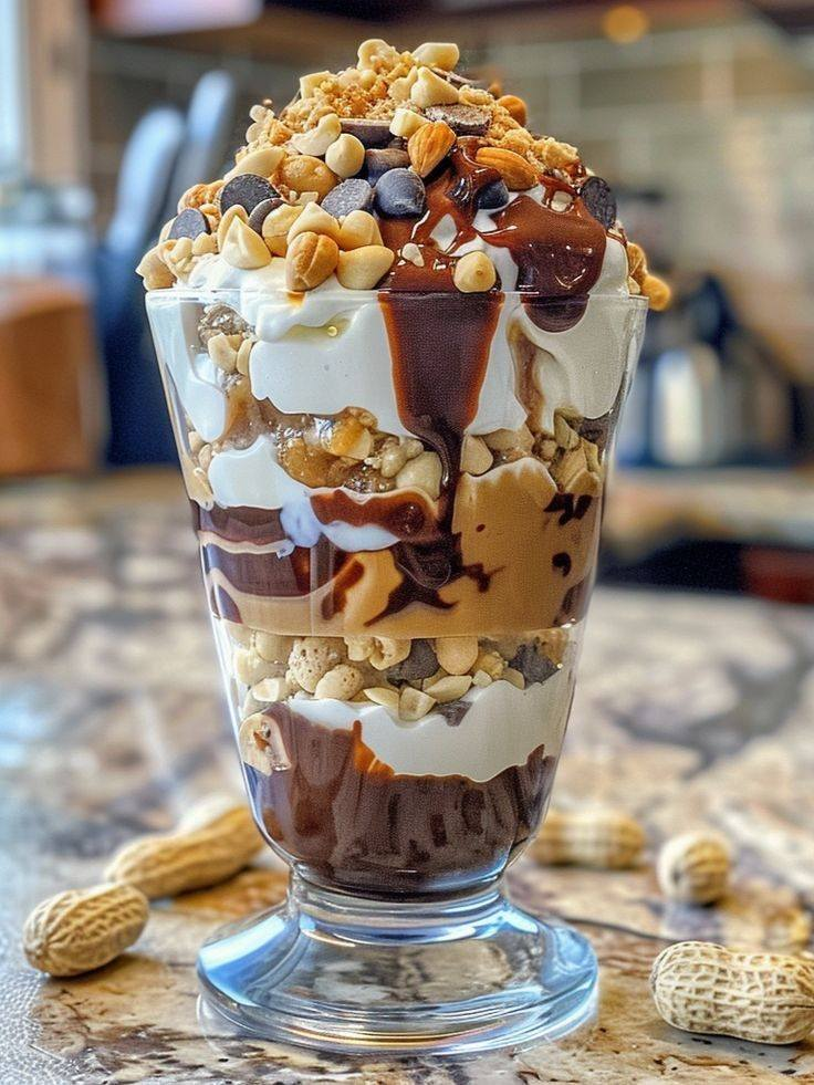 Snicker Peanut Buster Parfait