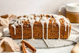 Pumpkin Bread with maple icing