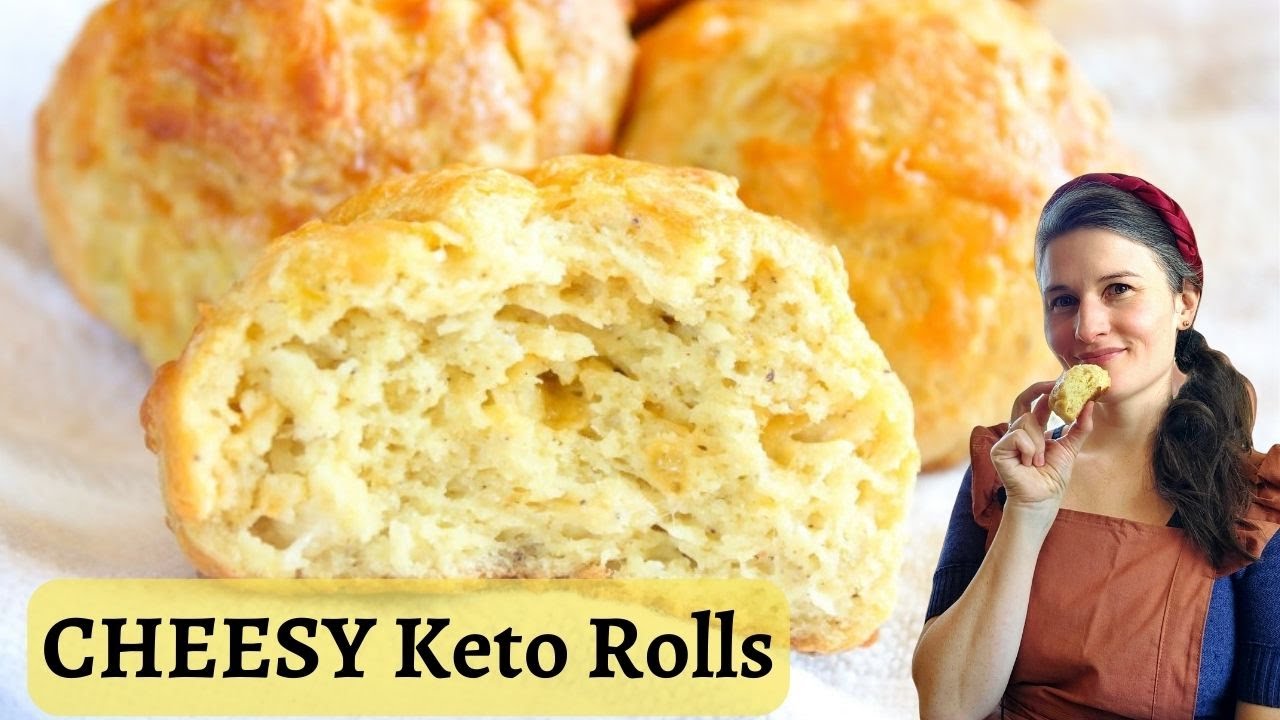 Keto Cheesy Sandwich Bread Rolls -